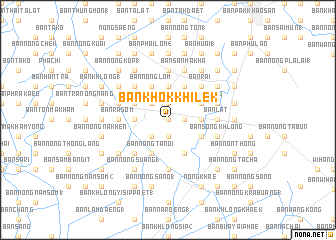 map of Ban Khok Khi Lek