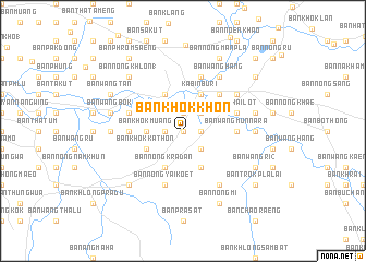 map of Ban Khok Khon