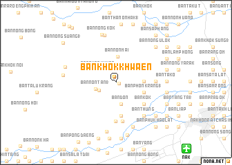 map of Ban Khok Khwaen