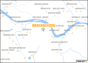 map of Ban Khok Kong