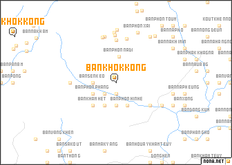 map of Ban Khôkkong