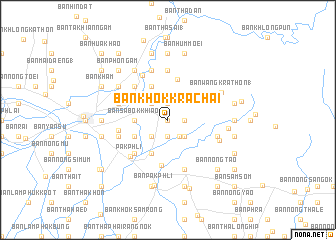 map of Ban Khok Krachai
