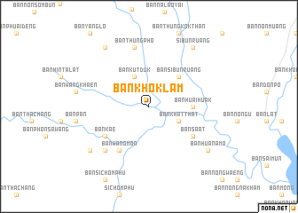 map of Ban Khok Lam