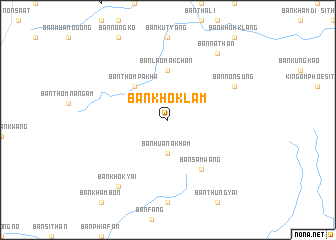 map of Ban Khok Lam