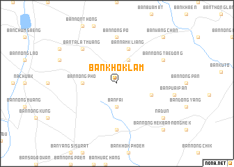 map of Ban Khok Lam