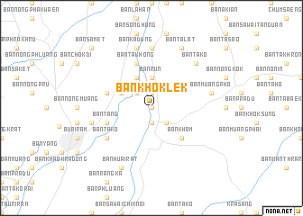 map of Ban Khok Lek