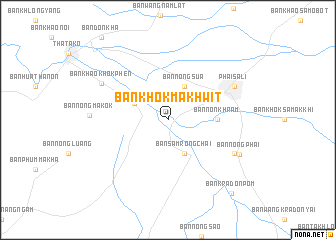 map of Ban Khok Makhwit