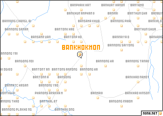 map of Ban Khok Mon