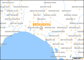 map of Ban Khok Mu