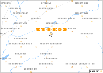 map of Ban Khok Na Kham