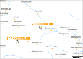 map of Ban Khok Na Lao