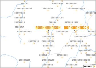 map of Ban Khok Ngam