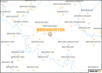 map of Ban Khok Niyom