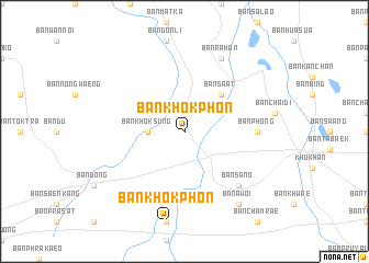 map of Ban Khok Phon