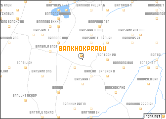 map of Ban Khok Pradu