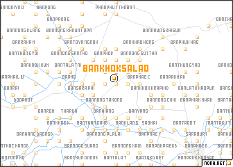 map of Ban Khok Salao