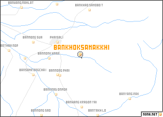 map of Ban Khok Samakkhi