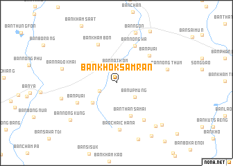 map of Ban Khok Samran