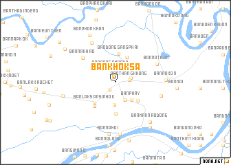 map of Ban Khôksa