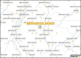 map of Ban Khok Si La Khon