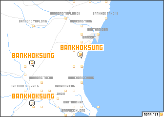 map of Ban Khok Sung