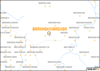 map of Ban Khôkxiangxon