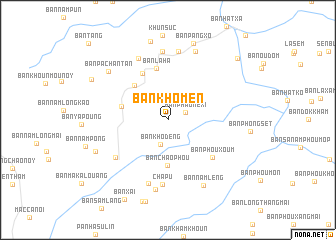 map of Ban Khomèn