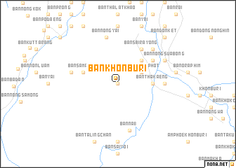 map of Ban Khon Buri