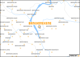 map of Ban Khône Kène