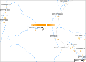 map of Ban Khone Phuk