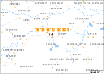 map of Ban Khong Khanan