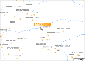 map of Ban Khônhi