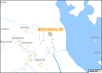 map of Ban Khon Ilan