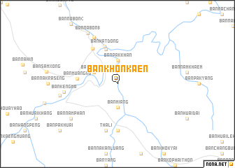 map of Ban Khon Kaen