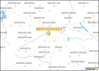 map of Ban Khon Kaen