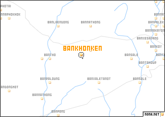 map of Ban Khonkèn