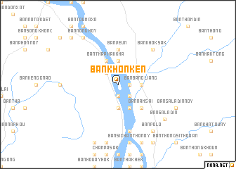 map of Ban Khonkèn