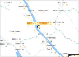 map of Ban Khonkhoang
