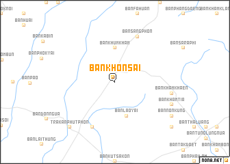 map of Ban Khon Sai