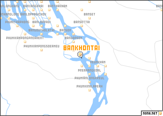 map of Ban Khon Tai