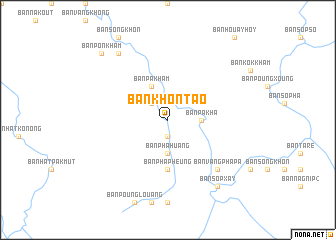 map of Ban Khontao