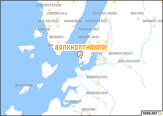 map of Ban Khon Tham Rai