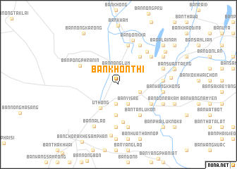 map of Ban Khonthi