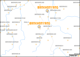 map of Ban Khon Yang