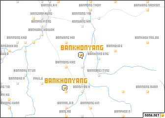 map of Ban Khon Yang