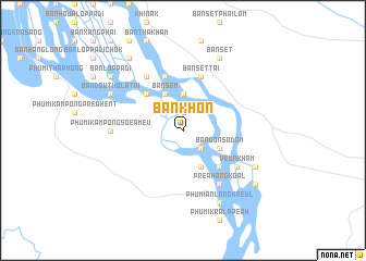 map of Ban Khon