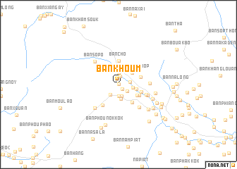 map of Ban Khoum