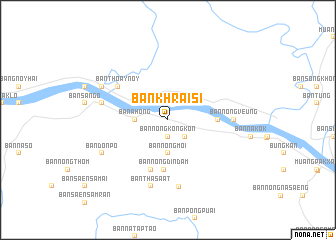 map of Ban Khrai Si