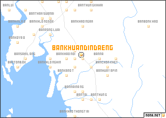 map of Ban Khuan Din Daeng