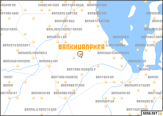 map of Ban Khuan Phra